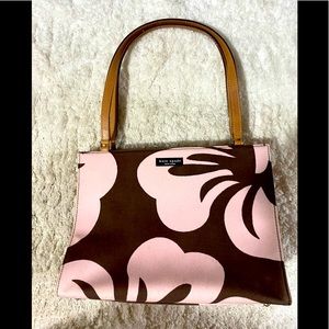 Kate Spade Small Brown and Pink Handbag